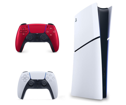 Konsola PS5 Sony PlayStation 5 Slim Digital + DualSense Volcanic Red